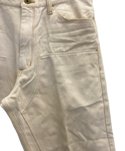 WEIRDO（ウィアード）WEIRDO (ウィアード) ダブルニーワークパンツ アイボリー サイズ:Ｌの古着・服飾アイテム