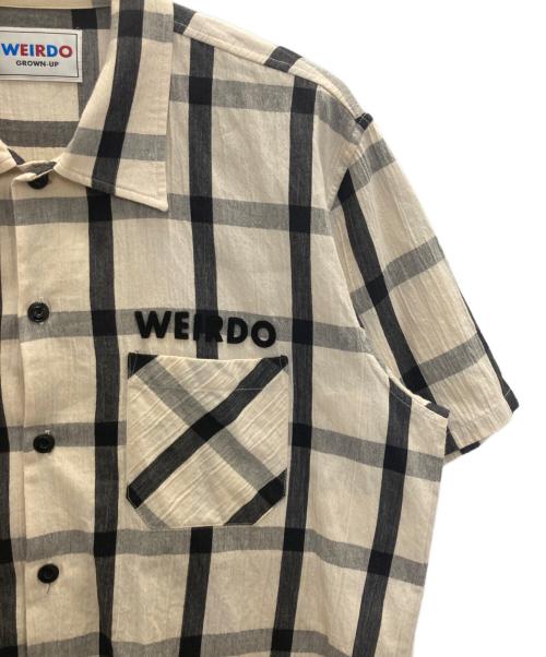 WEIRDO（ウィアード）WEIRDO (ウィアード) S/S SHIRT ROAD FREAK アイボリー サイズ:Lの古着・服飾アイテム