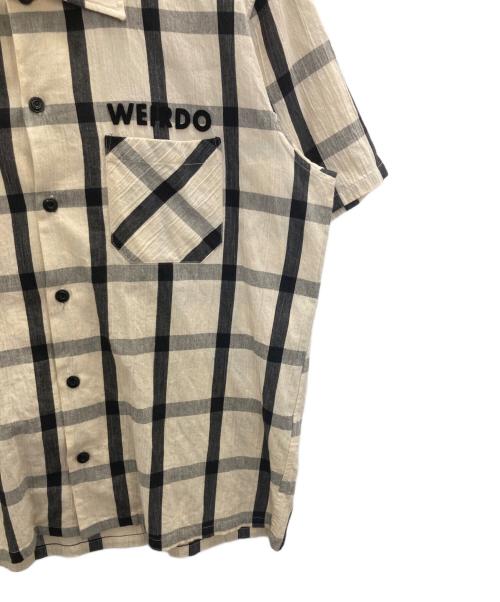 WEIRDO（ウィアード）WEIRDO (ウィアード) S/S SHIRT ROAD FREAK アイボリー サイズ:Lの古着・服飾アイテム