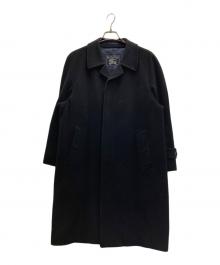 Burberry's（バーバリー）の古着「カシミヤ混ステンカラーコート」｜ネイビー