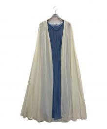 JENNE（ジェンヌ）の古着「2wayケープレイヤードワンピース」｜アイボリー