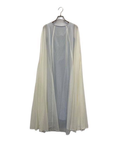 JENNE（ジェンヌ）JENNE (ジェンヌ) 2wayケープレイヤードワンピース アイボリー サイズ:Mの古着・服飾アイテム