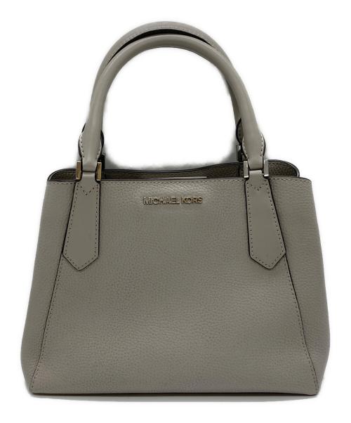 MICHAEL KORS（マイケル・コース）MICHAEL KORS (マイケル・コース) 2WAYレザーショルダーバッグ グレーの古着・服飾アイテム