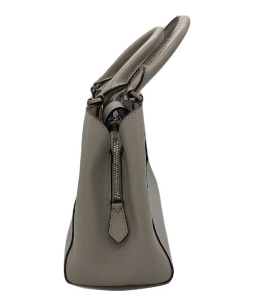 MICHAEL KORS（マイケル・コース）MICHAEL KORS (マイケル・コース) 2WAYレザーショルダーバッグ グレーの古着・服飾アイテム