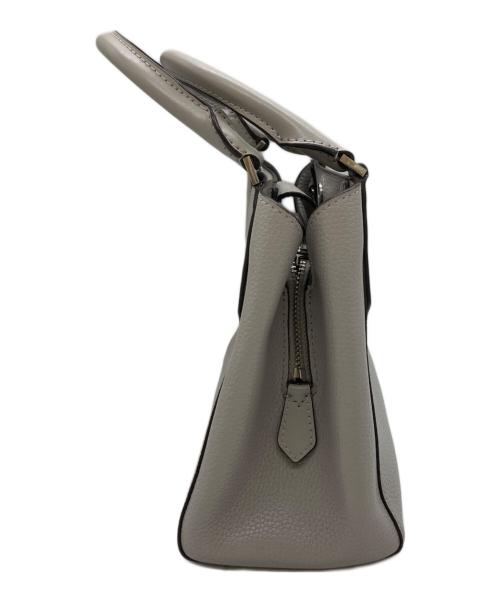 MICHAEL KORS（マイケル・コース）MICHAEL KORS (マイケル・コース) 2WAYレザーショルダーバッグ グレーの古着・服飾アイテム