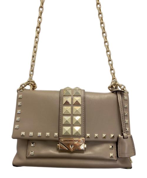 MICHAEL KORS（マイケル・コース）MICHAEL KORS (マイケル・コース) ショルダーバッグ ベージュの古着・服飾アイテム