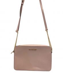 MICHAEL KORS（マイケル・コース）の古着「スクエアショルダーバッグ」｜ピンク