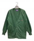 THE NORTHFACE PURPLELABELザ・ノースフェイス パープルレーベル）の古着「10oz Mountain Sweat Cardigan」｜グリーン