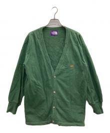 THE NORTHFACE PURPLELABEL（ザ・ノースフェイス パープルレーベル）の古着「10oz Mountain Sweat Cardigan」｜グリーン