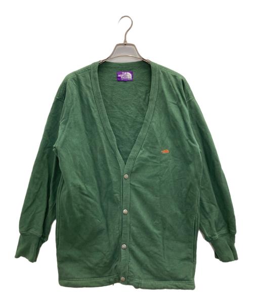 THE NORTHFACE PURPLELABEL（ザ・ノースフェイス パープルレーベル）THE NORTHFACE PURPLELABEL (ザ・ノースフェイス パープルレーベル) 10oz Mountain Sweat Cardigan グリーン サイズ:WSの古着・服飾アイテム
