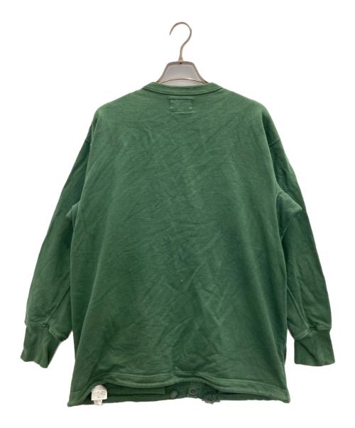 THE NORTHFACE PURPLELABEL（ザ・ノースフェイス パープルレーベル）THE NORTHFACE PURPLELABEL (ザ・ノースフェイス パープルレーベル) 10oz Mountain Sweat Cardigan グリーン サイズ:WSの古着・服飾アイテム