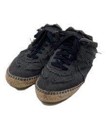 Maison Margiela（メゾンマルジェラ）の古着「ミュールエスパドリーユキャンバススニーカー」｜インディゴ