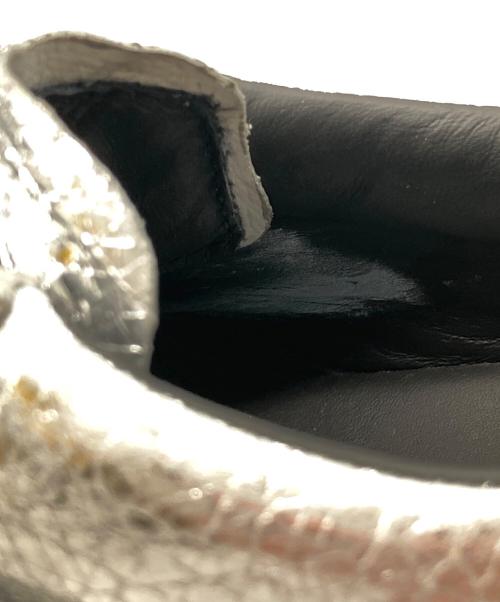 JIL SANDER（ジルサンダー）JIL SANDER (ジルサンダー) メタリック厚底スニーカー シルバー サイズ:25㎝の古着・服飾アイテム