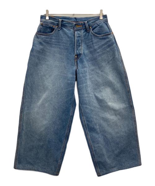 LEE（リー）LEE (リー) UPERSIZED ビッグシルエットカウボーイデニムパンツ ブルー サイズ:Sの古着・服飾アイテム