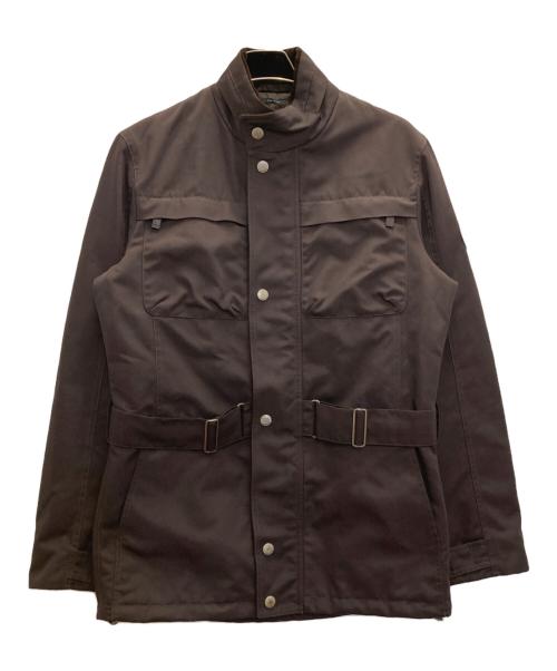 GUCCI（グッチ）GUCCI (グッチ) スタンドカラーハーフコート ブラウン サイズ:46の古着・服飾アイテム