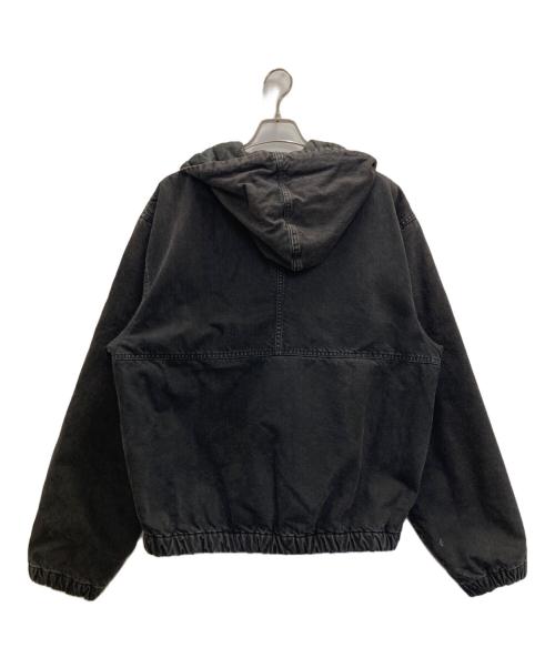 stussy（ステューシー）stussy (ステューシー) Double Dye Work Jacket ブラック サイズ:ＸＬの古着・服飾アイテム