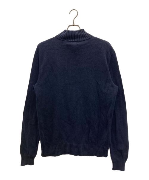 POLO RALPH LAUREN（ポロ・ラルフローレン）POLO RALPH LAUREN (ポロ・ラルフローレン) ハーフジップニット ネイビー サイズ:Ｍの古着・服飾アイテム
