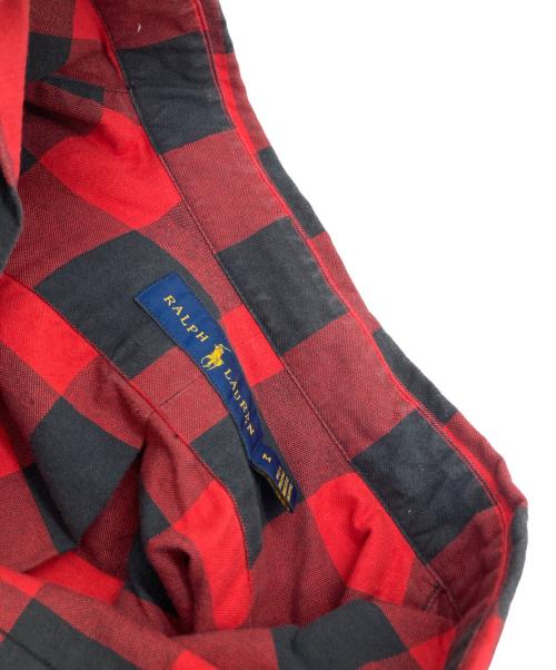 POLO RALPH LAUREN（ポロ・ラルフローレン）POLO RALPH LAUREN (ポロ・ラルフローレン) バッファローチェックシャツ レッド サイズ:Mの古着・服飾アイテム