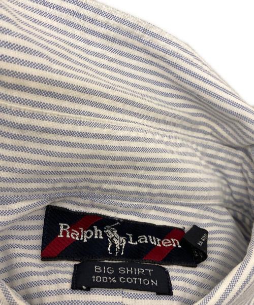 RALPH LAUREN（ラルフローレン）RALPH LAUREN (ラルフローレン) 90s B.D.BIG SHIRTS ブルー サイズ:XXLの古着・服飾アイテム