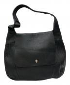 HELEN KAMINSKIヘレンカミンスキー）の古着「レザーワンショルダーバッグ」｜ブラック
