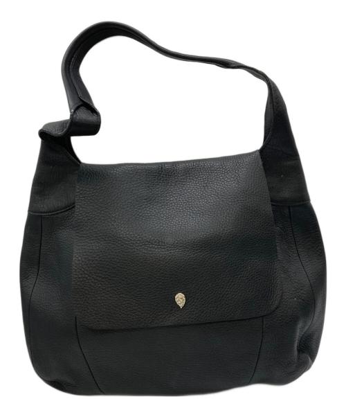 HELEN KAMINSKI（ヘレンカミンスキー）HELEN KAMINSKI (ヘレンカミンスキー) レザーワンショルダーバッグ ブラックの古着・服飾アイテム