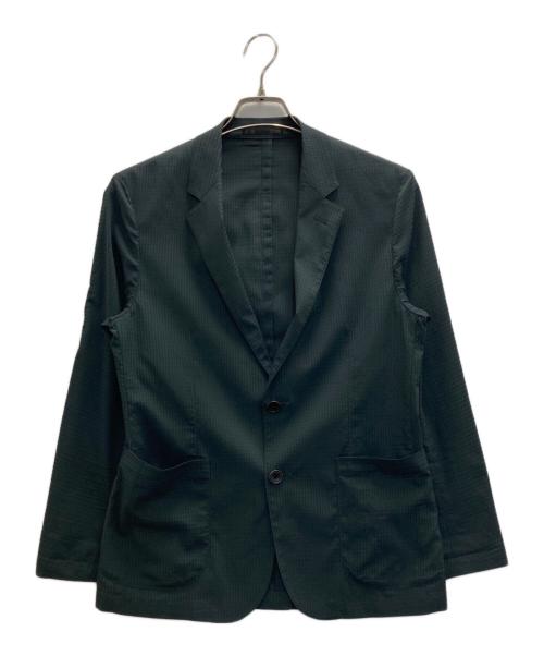 AOURE（アウール）AOURE (アウール) F.DOTTI SUCKER SETUP JACKET グリーン サイズ:Sの古着・服飾アイテム