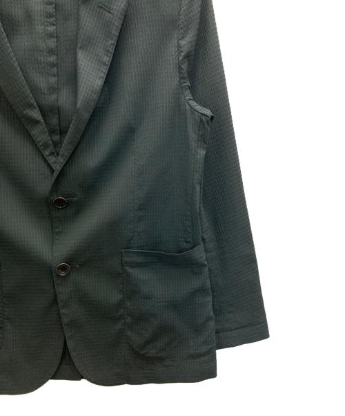 AOURE（アウール）AOURE (アウール) F.DOTTI SUCKER SETUP JACKET グリーン サイズ:Sの古着・服飾アイテム