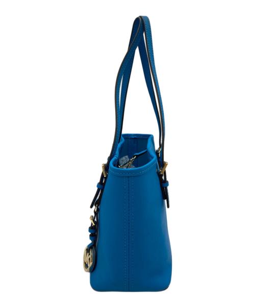 MICHAEL KORS（マイケル・コース）MICHAEL KORS (マイケル・コース) ミニトートバッグ ブルーの古着・服飾アイテム