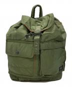 PORTERポーター）の古着「サックパック」｜オリーブ
