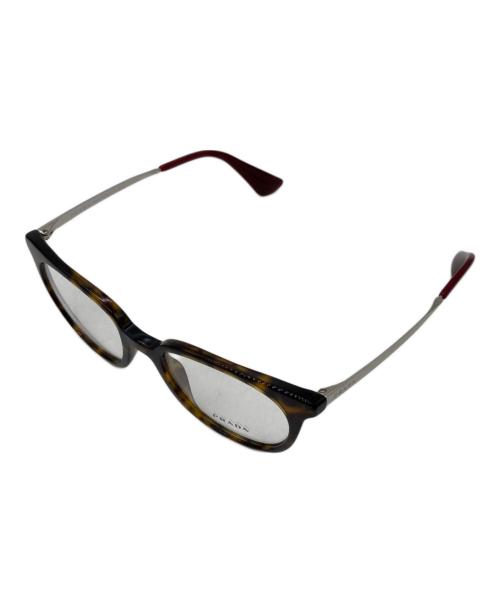 PRADA（プラダ）PRADA (プラダ) 眼鏡 ブラウンの古着・服飾アイテム