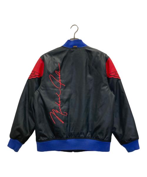 JORDAN（ジョーダン）JORDAN (ジョーダン) JUST★DON (ジャストドン) Pinnacle Bomber Jacket ブラック サイズ:Lの古着・服飾アイテム