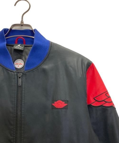 JORDAN（ジョーダン）JORDAN (ジョーダン) JUST★DON (ジャストドン) Pinnacle Bomber Jacket ブラック サイズ:Lの古着・服飾アイテム