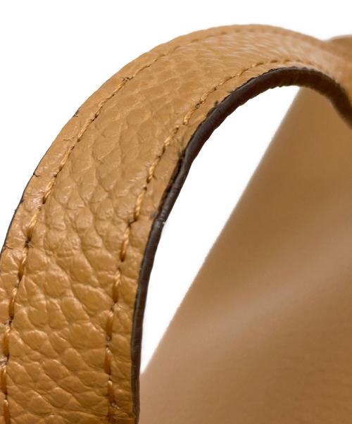 LAUREN RALPH LAUREN（ローレンラルフローレン）LAUREN RALPH LAUREN (ローレンラルフローレン) エンボスロゴショルダーバッグ ブラウンの古着・服飾アイテム