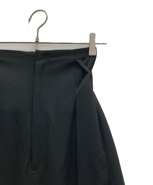 LIMI feu（リミフゥ）LIMI feu (リミフゥ) ベルテッドウールワイドパンツ ブラック サイズ:XSの古着・服飾アイテム