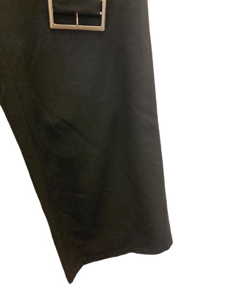 LIMI feu（リミフゥ）LIMI feu (リミフゥ) ベルテッドウールワイドパンツ ブラック サイズ:XSの古着・服飾アイテム