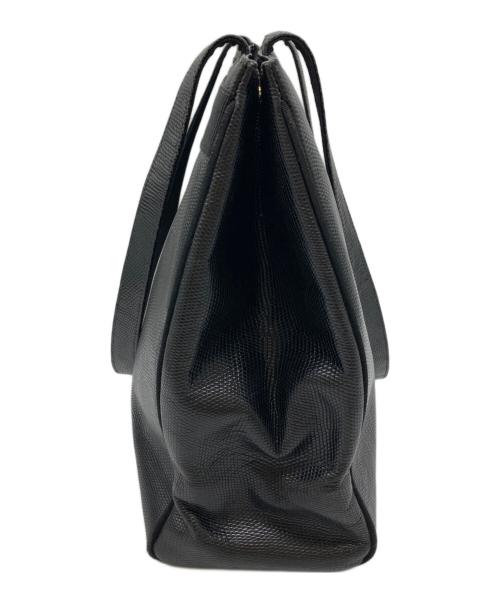 Salvatore Ferragamo（サルヴァトーレ フェラガモ）Salvatore Ferragamo (サルヴァトーレ フェラガモ) ヴァラリボントートバッグ ブラックの古着・服飾アイテム