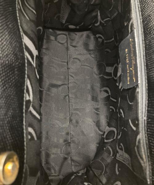 Salvatore Ferragamo（サルヴァトーレ フェラガモ）Salvatore Ferragamo (サルヴァトーレ フェラガモ) ヴァラリボントートバッグ ブラックの古着・服飾アイテム