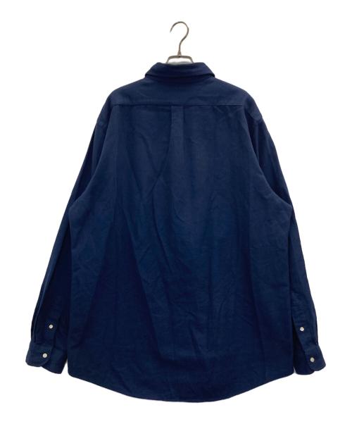 POLO RALPH LAUREN（ポロ・ラルフローレン）POLO RALPH LAUREN (ポロ・ラルフローレン) ネルシャツ ネイビー サイズ:XLの古着・服飾アイテム