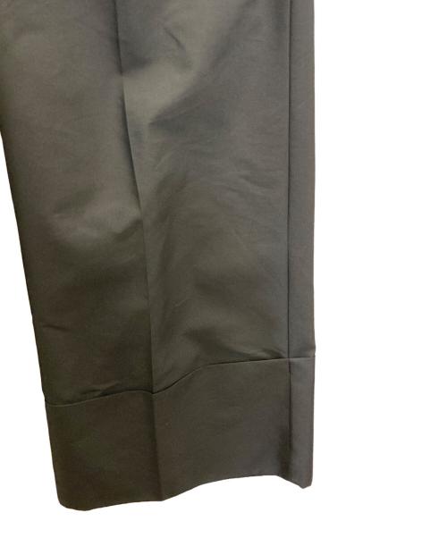 CINOH（チノ）CINOH (チノ) DOUBLE CLOTH WIDE PANTS ブラック サイズ:36の古着・服飾アイテム