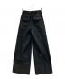 CINOH (チノ) DOUBLE CLOTH WIDE PANTS ブラック サイズ:36：4000円