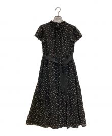 M'S GRACY（エムズグレイシー）の古着「総柄ワンピース」｜ブラック