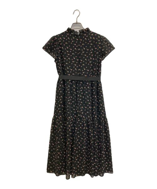 M'S GRACY（エムズグレイシー）M'S GRACY (エムズグレイシー) 総柄ワンピース ブラック サイズ:38の古着・服飾アイテム