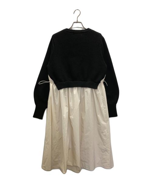 M'S GRACY（エムズグレイシー）M'S GRACY (エムズグレイシー) ドッキングワンピース ブラック サイズ:38の古着・服飾アイテム