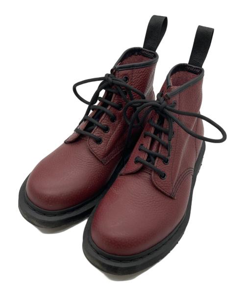 Dr.Martens（ドクターマーチン）Dr.Martens (ドクターマーチン) 6ホールブーツ レッド サイズ:25㎝の古着・服飾アイテム