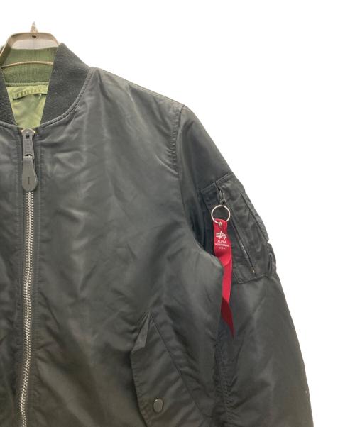 ALPHA（アルファ）ALPHA (アルファ) フライトジャケット ブラック サイズ:Ｍの古着・服飾アイテム