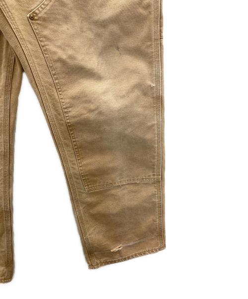 CarHartt（カーハート）CarHartt (カーハート) 00s faded double knees duck pants ブラウン サイズ:w34 L30の古着・服飾アイテム