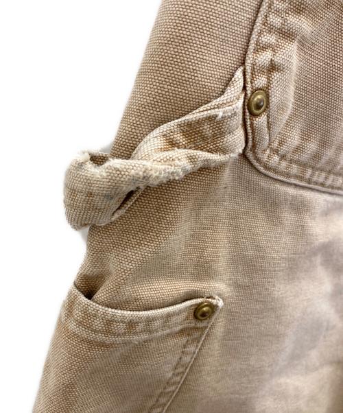 CarHartt（カーハート）CarHartt (カーハート) 00s faded double knees duck pants ブラウン サイズ:w34 L30の古着・服飾アイテム