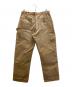 CarHartt (カーハート) 00s faded double knees duck pants ブラウン サイズ:w34 L30：15000円