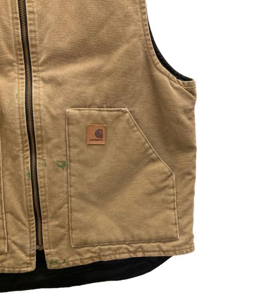 CarHartt（カーハート）CarHartt (カーハート) duck vest ブラウン サイズ:Ⅼの古着・服飾アイテム