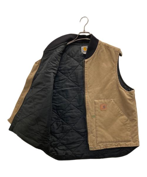 CarHartt（カーハート）CarHartt (カーハート) duck vest ブラウン サイズ:Ⅼの古着・服飾アイテム